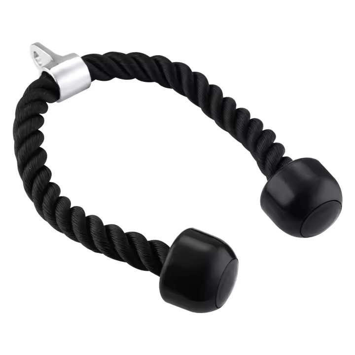 Fitness Tech Cuerda tríceps trenzada 70cm Agarres - 1