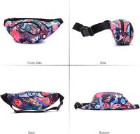 Riñonera Grande de moda para hombre y Mujer, con 4 bolsillos ajustables para correr, hacer senderismo, pasar al Perro y al Aire Libre. - details 4