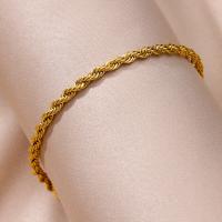 Pulsera De Tobillo Ajustable Vintage Punk Con Cadena De Enredado Oro Para Mujeres Y Hombres Accesorios De Joyería De Acero Inoxidable Regalos - details 5