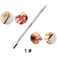 4pcs Herramienta De Manicura Dual Cabeza Acero Inoxidable Para Empujar Cutículas Y Eliminar Piel Muerta Cuidado De Uñas - details 3