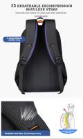 Mochila Oxford impermeable para hombre, bolsa de ordenador de negocios, mochila de viaje informal, mochila escolar para estudiantes de secundaria - details 7