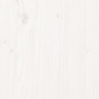 vidaXL Mesa consola de madera maciza de pino blanco 110x40x80 cm - details 6