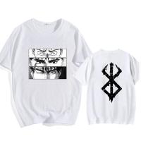 Camiseta De Algodón Oversized Para Hombre Y Mujer Anime Berserk Estilo Casual Manga Corto Impresión T-shirt Tops Tee Para Fans De La Moda - details 14