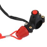 Interruptor De Parada Para Motor De Motocicleta 70 Cm Interruptor De Parada Para Motor De Barco Con Lanyard De Seguridad Para ATV Quad Yate - details 0