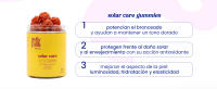 Jelly Pills Gominolas de Betacaroteno con Licopeno y Vitaminas A, C y E - Fuente de Antioxidantes - 60 Gummies Veganas - Sin Azúcares Añadidos - Sabor Fresa Natural - Bronceado y Protección de la Piel - details 0