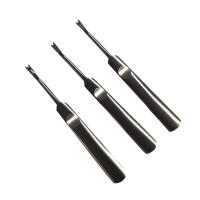 Juego De 3 Piezas Herramienta Manual De Groover De Cuero En Forma U Y V Para DIY Y Artesanía Herramienta De Trabado Metálica - details 5
