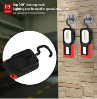 Linterna LED COB Magnética Recargable USB Luz De Trabajo Portátil Para Camping Y Reparación De Autos Lámpara De Emergencia Con Soporte - details 7