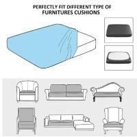 Cubierta De Sofá Impermeable En Tela De Jacquard Estirable Para Sala De Estar Cubierta De Asiento Para Hogar Y Hotel - details 2