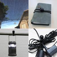 10pcs Cuerda Elástica De Bungee Para Banderas De Tarpalina De Lona Amarras Para Poles De Bandera Y Camping Accesorios De Tienda De Acampar - details 6