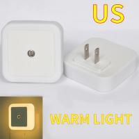 Lámpara Nocturna Mini Con Sensor De Luz Para Niños Y Adultos Para Dormitorio Y Sala De Estar 110-240V Enchufe EU US UK Incluye Batería Luz LED Controlada Por Movimiento - details 10