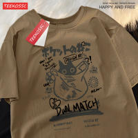 Camiseta De Gato Harajuku Japonés Divertida Y Bonita Para Hombre Talla Grande Camiseta De Moda Hip Hop Transpirable De Verano Con Estampado De Gato Creativo - details 17