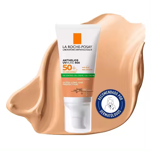 La Roche-Posay Anthelios Toque Seco Con Color SPF50+ Protector Solar Rostro Piel Sensible 50Ml. - 1