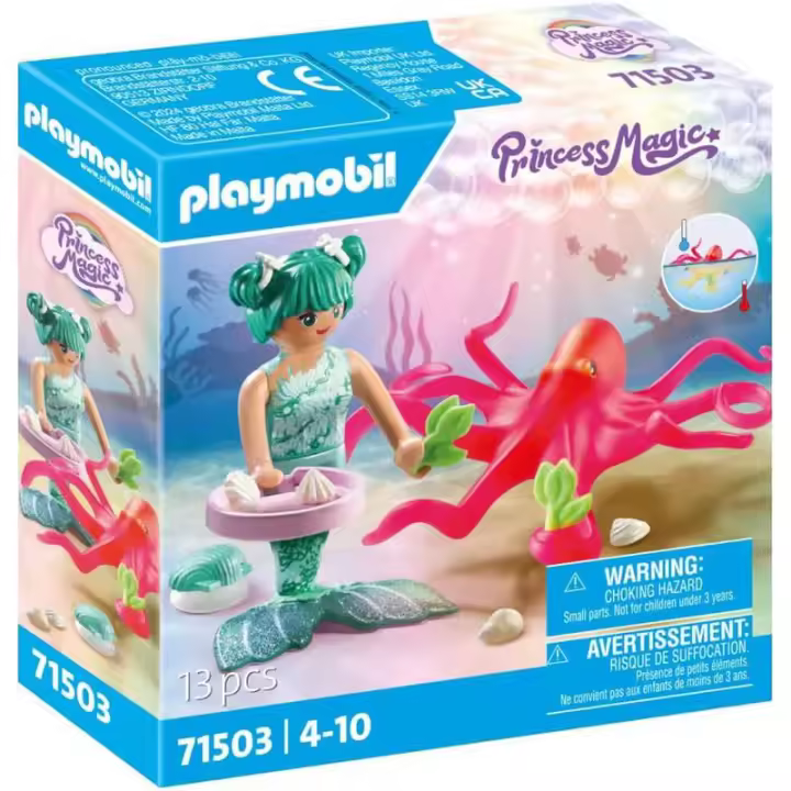 Sirena con pulpo que cambia de color PLAYMOBIL 71503 - 1