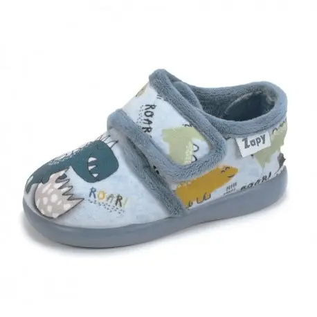 Zapatillas de estar en casa para niño de dinosaurios de Zapy - 1