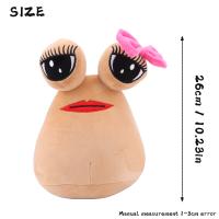 Muñeco De Peluche Mr Pou Y Mrs Pou Estilo Alieno Kawaii Peluche Suave Para Niños Regalo De Cumpleaños O Navidad Material De Algodón PP Relleno Regalo Para Fans De Películas Y Series - details 2