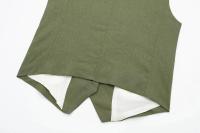 Conjunto Elegante Para Mujer TRAFZA Con Chaleco Y Pantalones Altos Cintura Ajustada Traje De Oficina Sin Mangas V-Neck Talla Regular - details 9