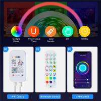 Tira De LED RGB WiFi Tuya 24V 30M Luz De Bandeja RGB Inteligente Sync Con Música 18LEDs/M Lámpara Para Decoración De Habitaciones - details 3