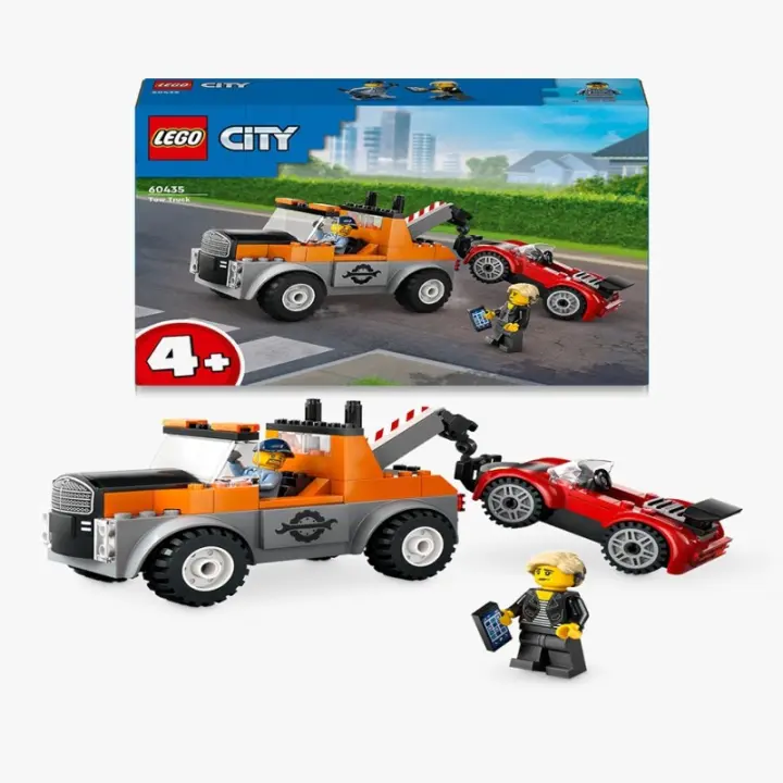 LEGO City Great Vehicles 60435 Camión Grúa y Reparación del Deportivo edad a partir de 4+ años 24L60435 - 1