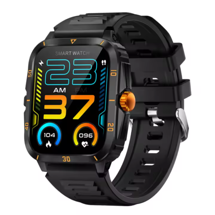 Nuevo reloj inteligente resistente al agua hasta 3 metros de profundidad, con control del ritmo cardíaco y de la presión arterial, para exteriores, con tres pruebas de resistencia al agua y llamadas Bluetooth. - 1