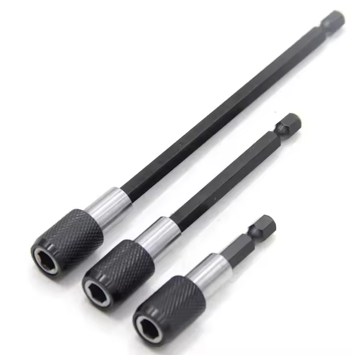 Rodillo De Extensión Rápido Para Taladro Eléctrico 3PC Herramienta De Transferencia Rápida Con Cierre Automático Hexagonal - 1
