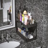 Organizador De Baño Bajo El Grifo Ecológico Con Dos Cajones Deslizantes Y Estantería Multifuncional Para Cocina Almacenamiento De Utensilios De Cocina - details 6