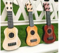 Mini Guitarra De 4 Cuerdas Clásica Ukulele Juguete Instrumento Musical Para Niños Principiantes Simulación De Juego Educativo Pequeña Guitarra - details 7
