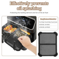2 Pcs Pantalla De Aire Frito De Silicona Compatible Con Ninja AF400EU/DE AF451EU/DE Protección Contra Salpicaduras Para Cocina Y Barbacoa Fácil De Limpia Y No Adhiere - details 0