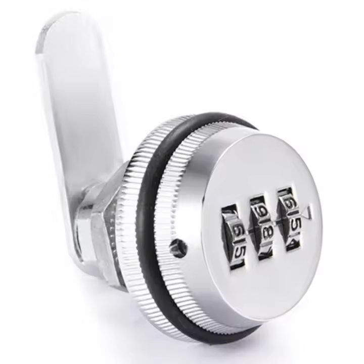 Cerraduras de seguridad combinadas con código de contraseña para seguridad de cajas, cajones, buzones, puertas, muebles (plateado) - 1