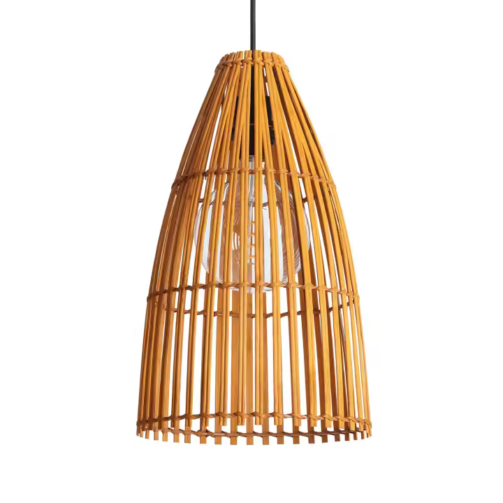 Ledkia Lámpara Colgante Bambú Typi Natural - 1