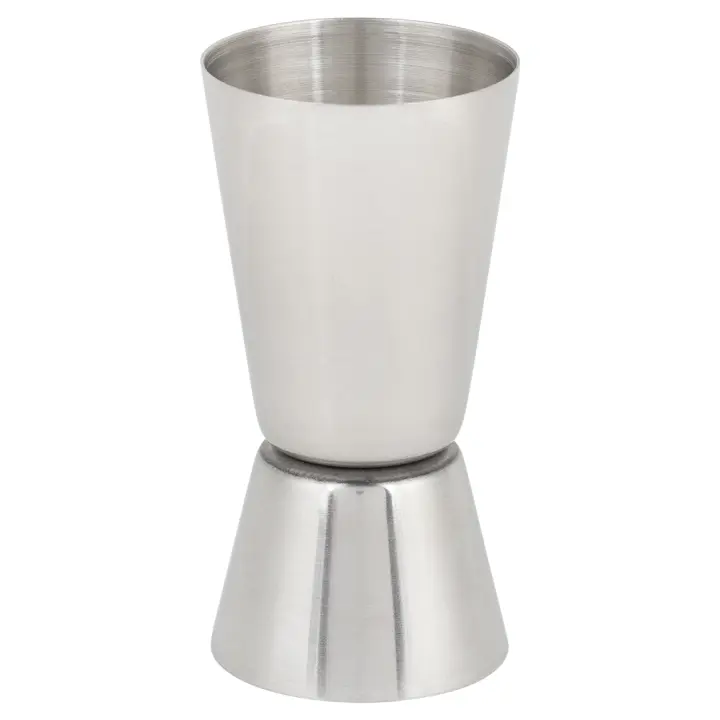 Jigger de cóctel de acero inoxidable de 20/50 ml, taza medidora de doble cabezal, taza medidora de 100 onzas de alcohol - 1