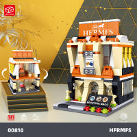 Kit De Bloques Micro De Arquitectura Para Niñas Y Niños Modelo De Casa De Tienda Clásico Regalo Para Niños Edad 6-12 Años Plástico ABS Sin Batería - details 4