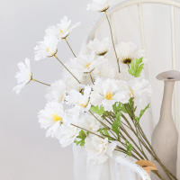 4 Cabezas De Flores Artificiales Largos Pétalos Silken Bouquet Plantas Para Bodas Fiestas Sala De Estar Decoración De Mesa Regalo - details 12