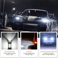 2PCS T15 Lámpara De Señal LED W16W 921 912 12V Super Brillante 3030 27SMD Lámpara De Caucho Canbus Auto Luz De Reserva - details 2