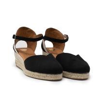 TINA KIZ 54S-3/25NEGR Alpargatas de mujer 34922 25V VALENCIANA CORREITA SUEDE NEGRO - details 0