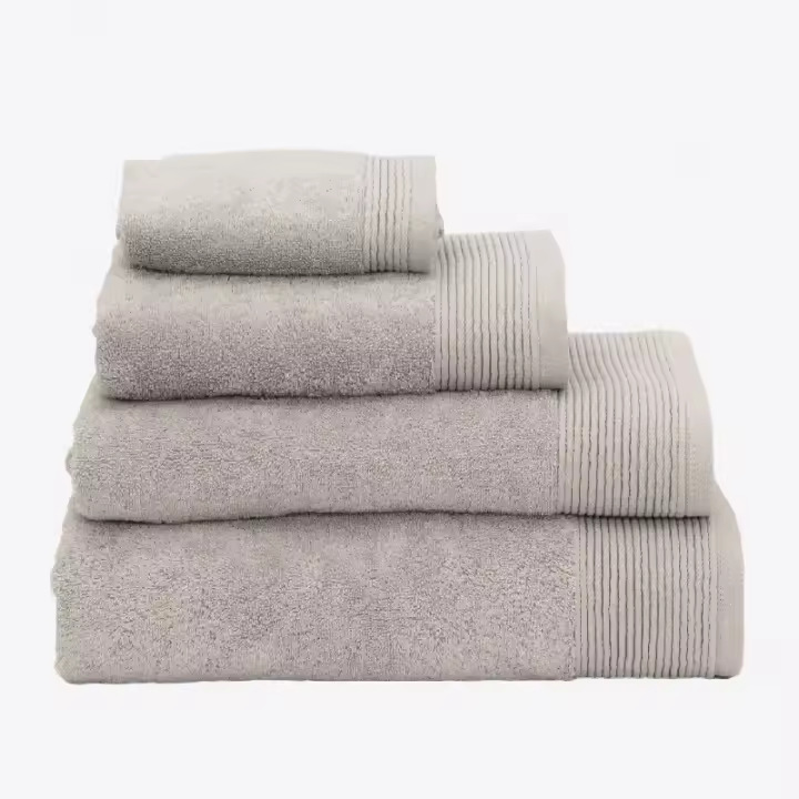 La Mallorquina - Toalla de baño 100% algodón peinado - Basic LM Perla - 1