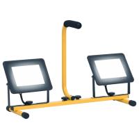 vidaXL Foco LED con Asa 2x50 W Cálido Lámpara Jardín Reflector Patio Color Blanco cálido,  Blanco frío, y mas - details 1