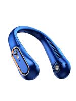 Ventilador De Cuello Portátil Sin Hojas Recargable Por USB Con Pantalla Digital Y Control Remoto Pequeño Aire Acondicionado Electrónico Para El Verano - details 3