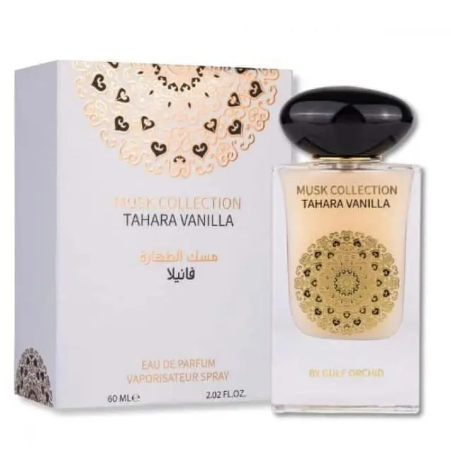 Perfume Árabe de Mujer con Musk Collection  Tahara y Vainilla – Sensualidad y Pureza Oriental  Fragancia Oriental Femenina – Vainilla Cremosa y Musk Tahara  Musk Tahara Vainilla – Perfume Árabe Dulce y Envolvente para Ella - 1