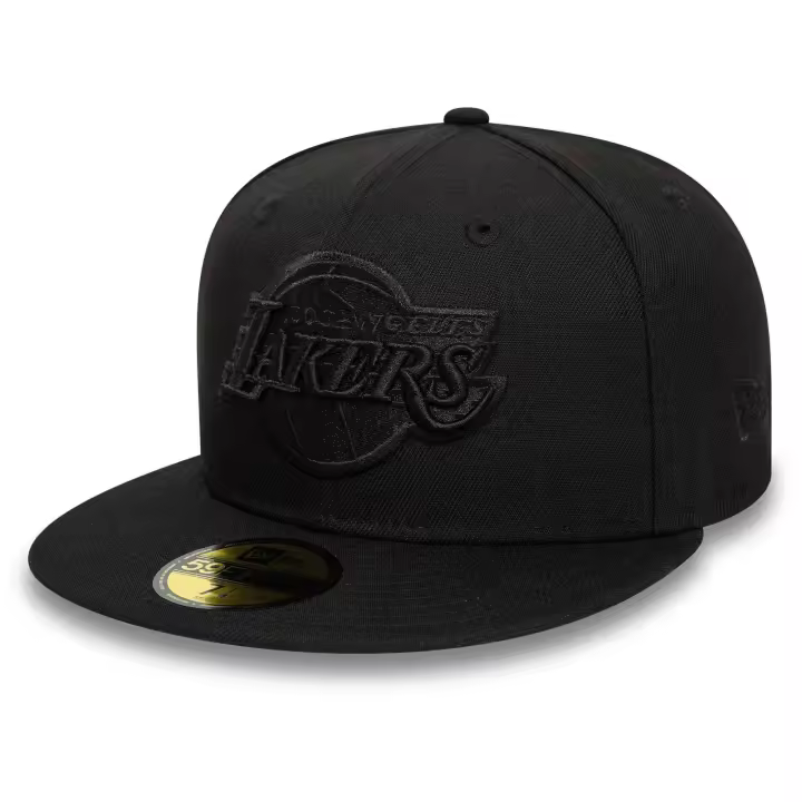 Gorra New Era 59Fifty Los Angeles Lakers para hombre en color negro - 1