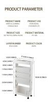 Estante Móvil Con Ruedas Ecológico De 5 Capas Para Escuela Y Oficina Estantería Lateral Removible Para Mesas De Clase Rack De Almacenamiento Para Revistas - details 1