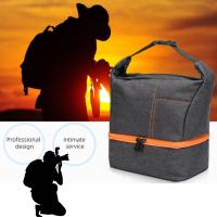 Bolsa De Hombro Portátil Para Cámara DSLR Digital Impermeable Y Protegida Para Fotografía Bolsa De Foto Para Canon Nikon Sony Con Bolsillo Para Lentes - details 0