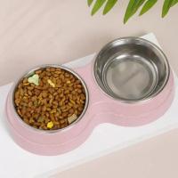 Tazas De Alimentos Y Agua Para Mascotas Doble Acero Inoxidable Alimento Y Agua Para Perros Gatos Pupusas Accesorios Pequeños Para Perros - details 18