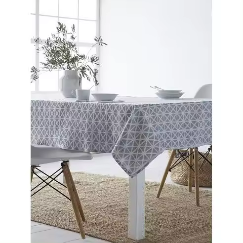 Mantel para Mesa de Tela Modelo Rombos Aitana 9 de 140x220 cm Sibiles TC01070 - 1