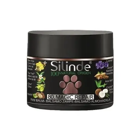 Bálsamo Protector Almohadillas para Perros y gatos  Silinde 100 ml   Protege, cuida y repara sus patitas  Elaborado con un 100% de ingredientes de origen natural - 1