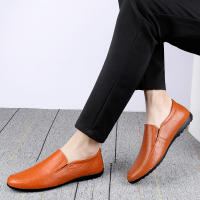 Zapatos Casuales Para Hombre Hechos a Mano Cuero Genuino Mocasines Comodidad Transpirables Para Exterior Talla Verdadera - details 14