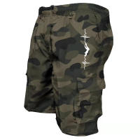 Shorts De Verano Para Hombre Pantalones De Cargo Casual Cómodos Y Sueltos Con Multiple Bolsillos Estilo Safari Adecuados Para Deporte Y Exterior - details 1