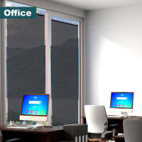 Cortinas De Rollo Universal Para Ventanas Negro Antirreflejo Absorbedor De Luz Para Coche Dormitorio Cocina Oficina Instalación Sin Uso De Tornillos - details 8