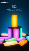 Mbitful K6 Mini Luz De Tubo RGB Portátil Para Fotografía Y Video Lámpara De Rellenado Magnética 2500-9000K Para Vlog Youtube - details 0