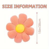 Cojín De Silla En Forma De Girasol Y Margarita Almohada De Peluche Para Oficina Regalo De Navidad Y Halloween Tapete De Flor - details 3