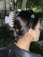 Pinza Para El Cabello De Moda Con Brillo Accesorio Elegante Para Mujeres Gran Tamaño Estilo Geométrico Clip De Caracol - details 2